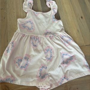 Carter's Pink and Blue Heart One Piece